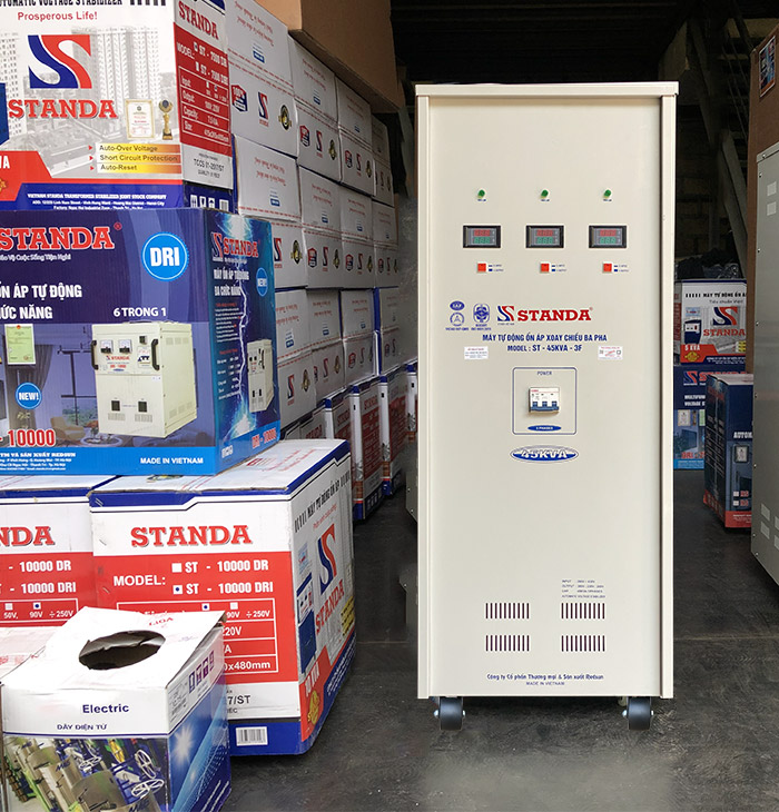 Ổn áp Standa 45kva dây đồng 100%