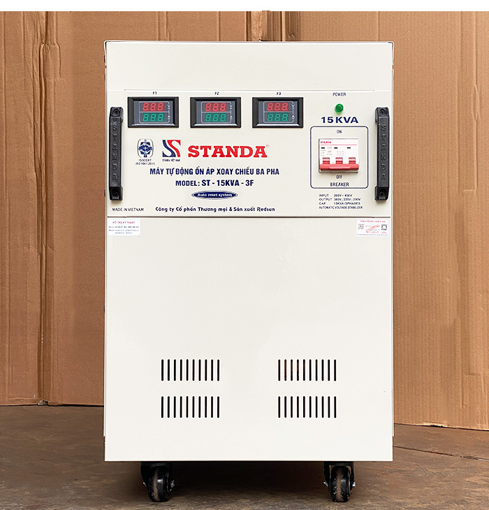 Standa 15kVA 3 Pha Chính Hãng