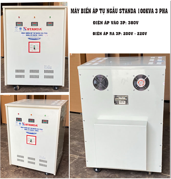 biến áp tự ngẫu Standa 100KVA dhdt