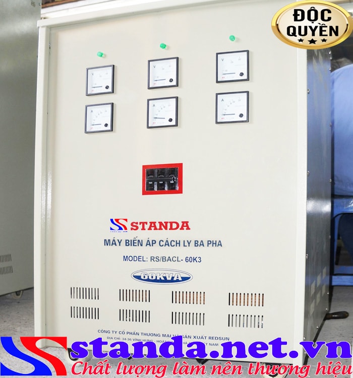 Biến áp cách ly 60kva thương hiệu Standa Biến áp cách ly 60kva thương hiệu Standa
