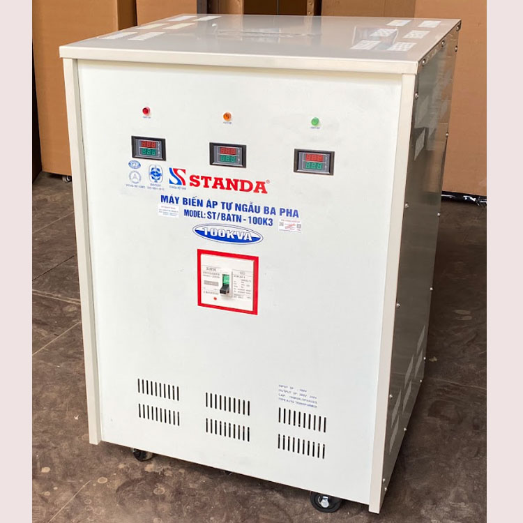 biến áp tự ngẫu Standa 100KVA mat nghieng cua may day dong sieu ben bi mat nghieng cua may 