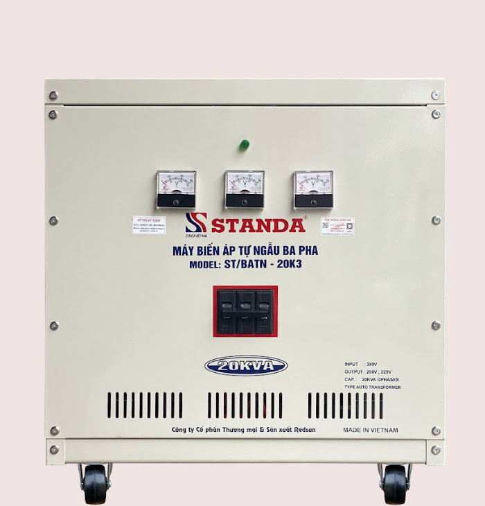 biến áp tự ngẫu Standa 20KVA siêu bền bỉ