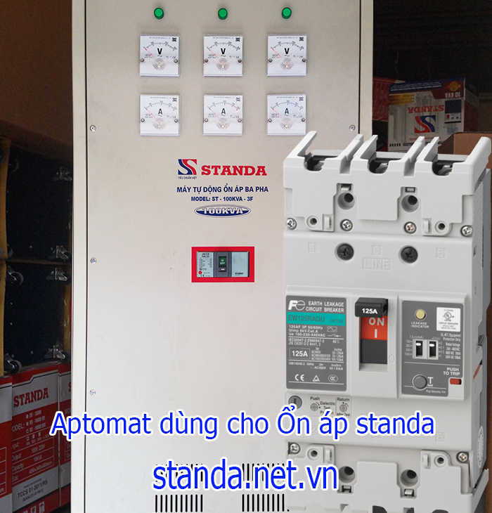 Aptomat dùng cho ổn áp standa