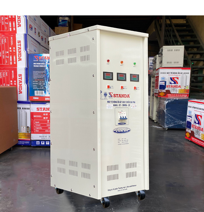 Ổn áp Standa 20kva 3F dây đồng 100%