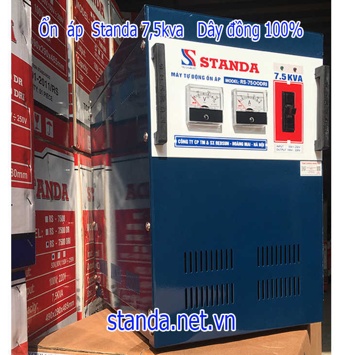 Cách nhận biết ổn áp Standa 7,5kVA dây đồng 100% Cách nhận biết ổn áp Standa 7,5kVA dây đồng 100%