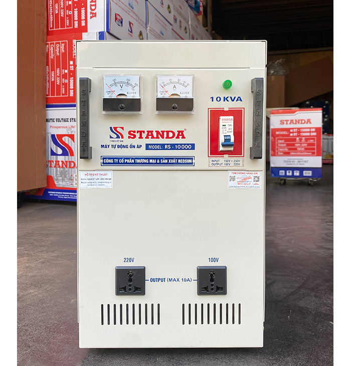 Standa 10kVA Dùng Nhiều Nhất