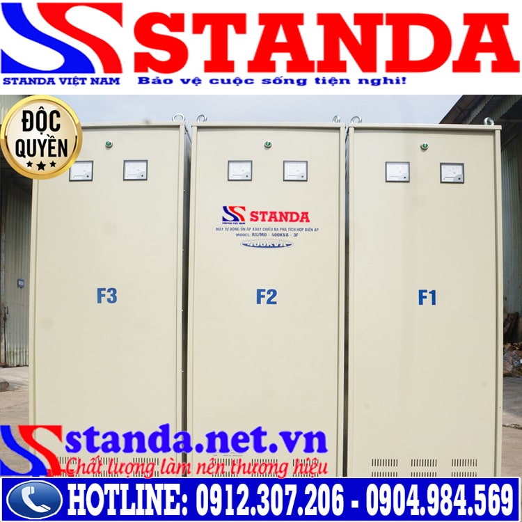 Công dụng của ổn áp 3 pha STANDA 400KVA điện áp 304V-420V