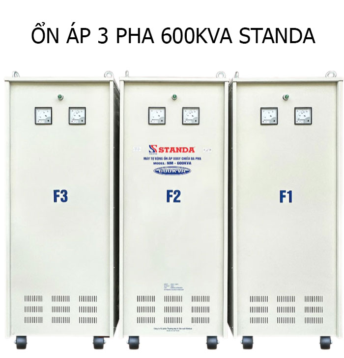 ẢNH ỔN ÁP sTANDA 600kva 2.6 MẶT TRƯỚC MÁY