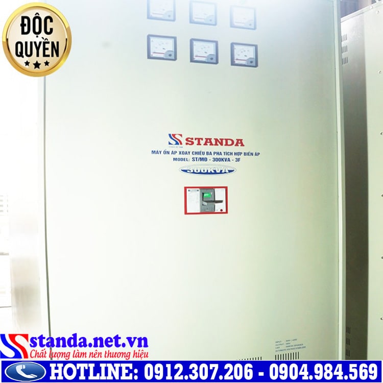 Nguyên lý hoạt động của  ổn áp 3 pha 300KVA Standa điện áp 160v-430v