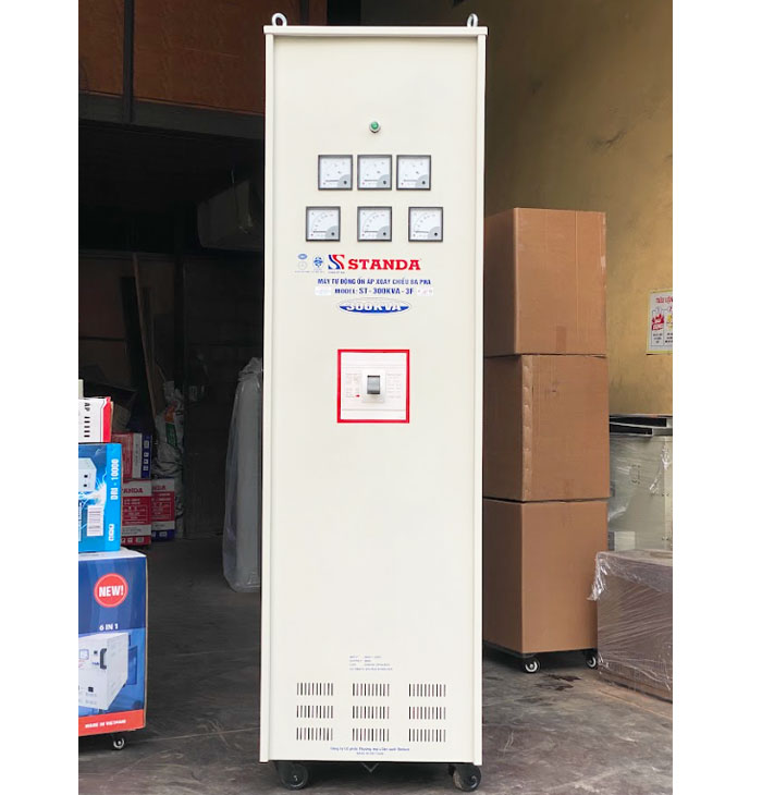 ổn áp Standa 300KVA 3 pha dải 260V -430V 3 pha