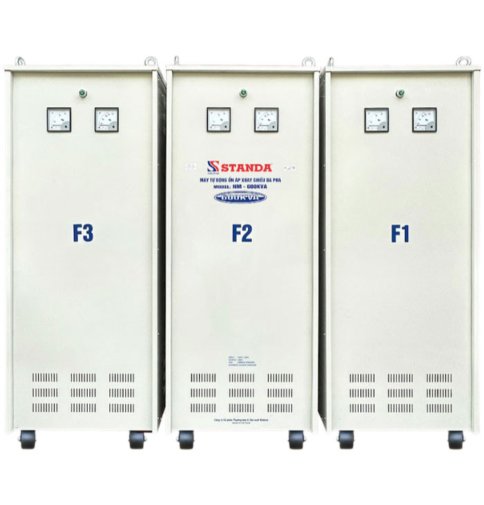 ổn áp Standa 600KVA 3 pha dây đồng 100% . 1