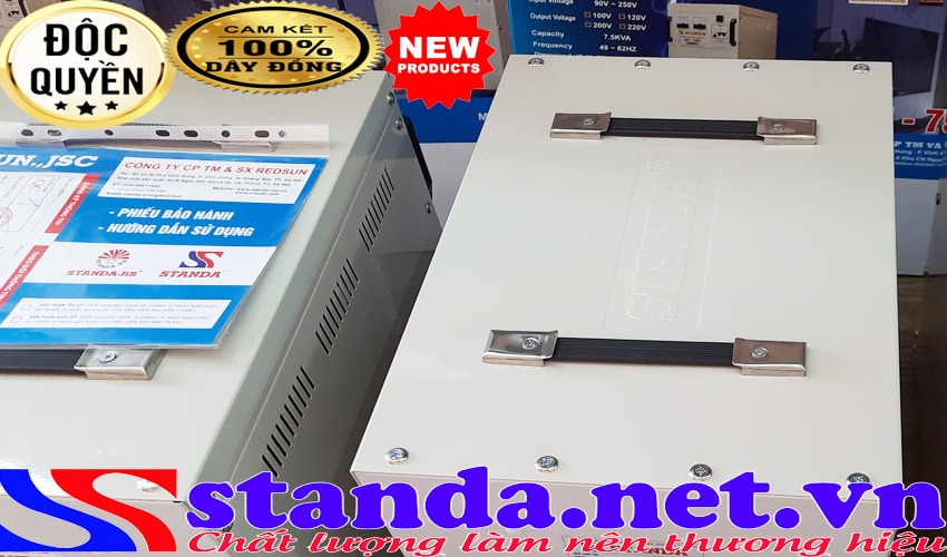 Ổn áp đa năng standa 7.5KVA DRI (90V-250V) hàng mới 2020- tính năng vượt trội Ổn áp đa năng standa 7.5KVA DRI (90V-250V) hàng mới 2020- tính năng vượt trội