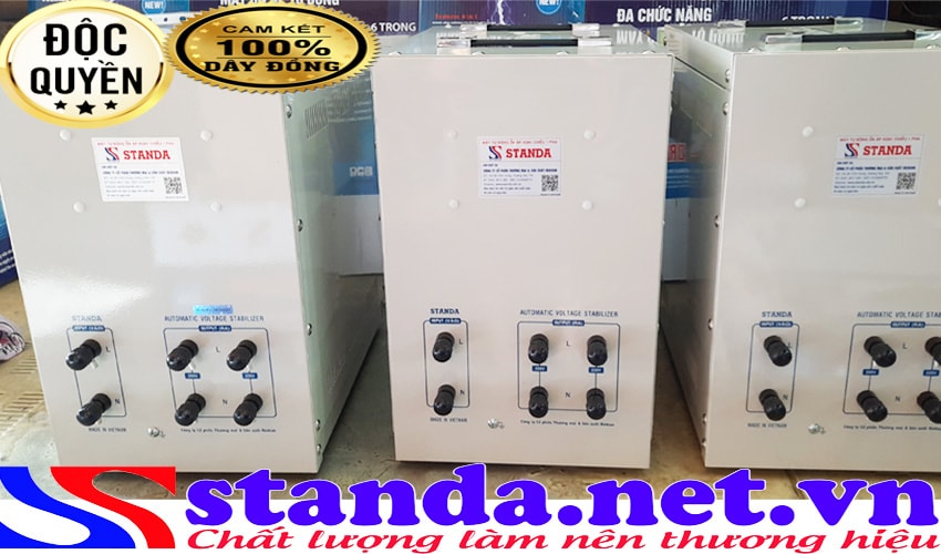 Hướng dẫn sử dụng ổn áp standa 7.5KVA DRI (90V-250V) đa năng máy tự động ổn áp xoay chiều 1 pha ổn áp standa 7.5KVA DRI (90V-250V