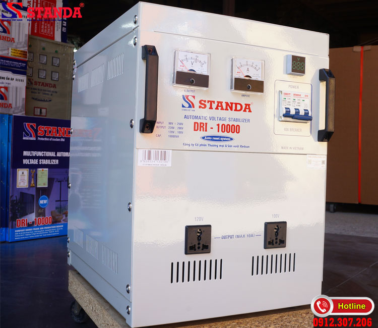 Độ bền của ổn áp STANDA 10kva DRI được khách hàng công nhận