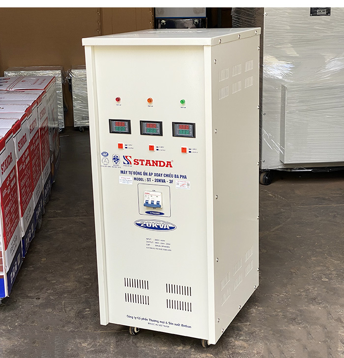 Ổn áp Standa 20kva 3 pha dải 260v chính hãng