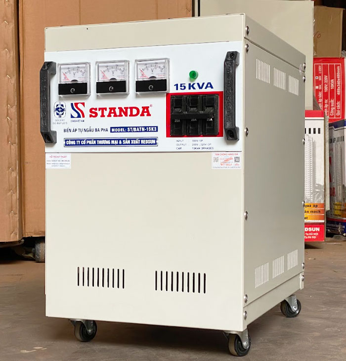 biên áp tự ngẫu 15KVA dây đồng 100%