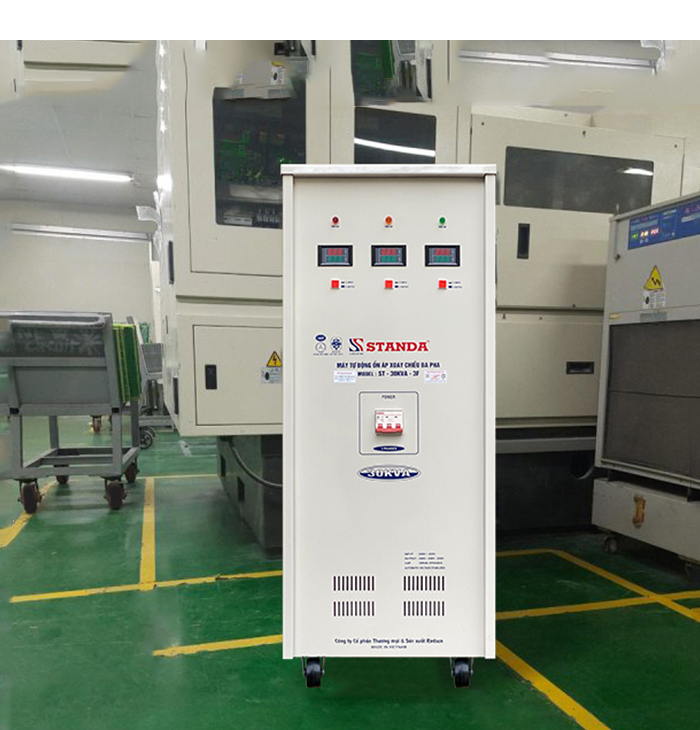 NEW Ổn áp STANDA 30KVA 3 pha thế hệ mới dây đồng 100%