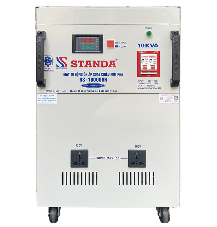 Ổn áp Standa 10kva chính hãng STANDA