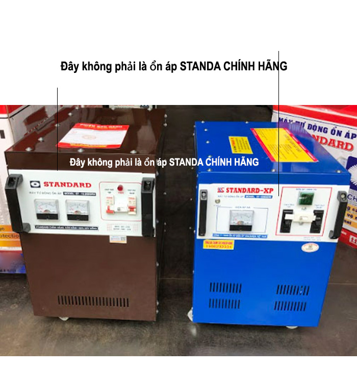 Ổn áp STANDARD chất lượng chưa được kiểm định bởi khách hàng  