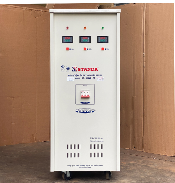 Đánh giá ổn áp 3 pha 30KVA Standa