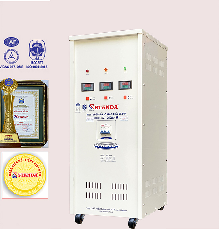 Ổn áp Standa 20kVA 3pha NEW