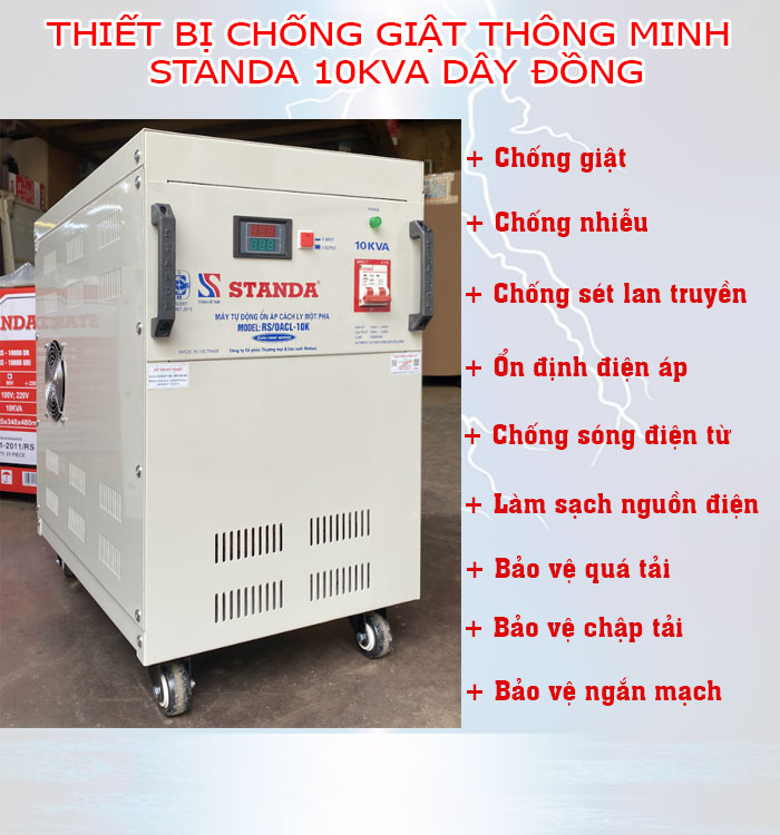 ảnh thiết bị chống giật thông minh STANDa 10KVA mặt nghiêng của máy ảnh thiết bị chống giật thông minh STANDa 10KVA mặt nghiêng của máy