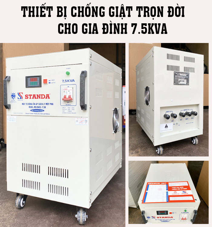thiết bị chống giật STANDA 7.5KVA chống giật trọn đời thiết bị chống giật STANDA 7.5KVA chống giật trọn đời