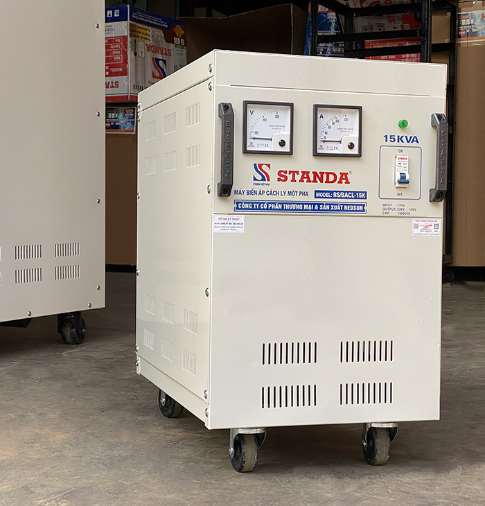 Thiết bị chống giật 1 pha 15KVA-Biến áp cách ly