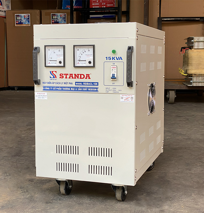 Thiết bị chống giật 15KVA-Biến áp cách ly