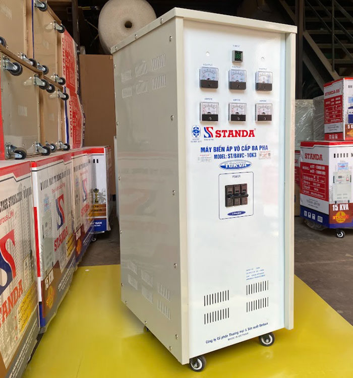biến áp vô cấp Standa 10KVA 380V-5V-390V 3 pha biến áp vô cấp Standa 10KVA 380V-5V-390V 3 pha