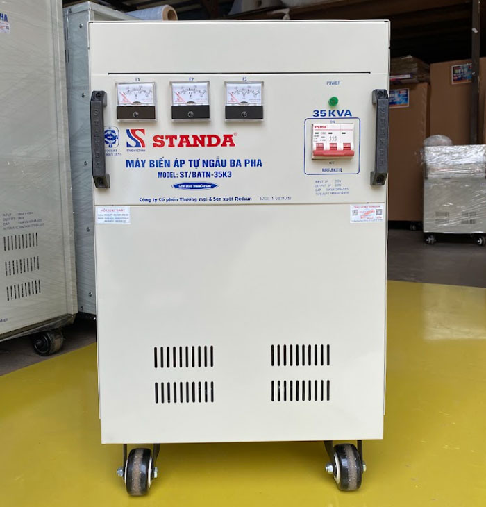 máy biến áp tự ngẫu Standa 35KVA điện áp 380V-220V 3 pha máy biến áp tự ngẫu Standa 35KVA điện áp 380V-220V 3 pha
