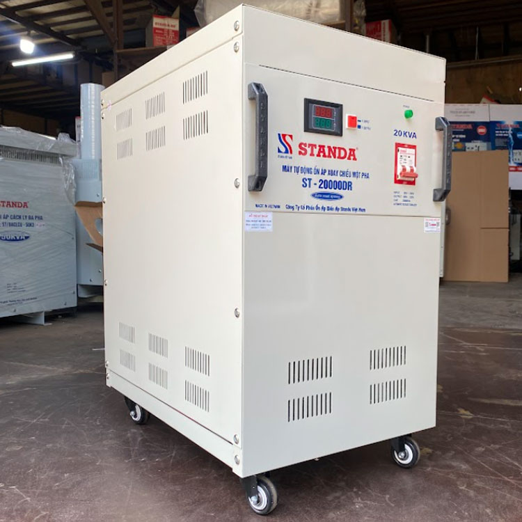 hình ảnh cách sử dụng ổn áp standa 20KVA - cách sử dụng ỏn áp đúng cách 