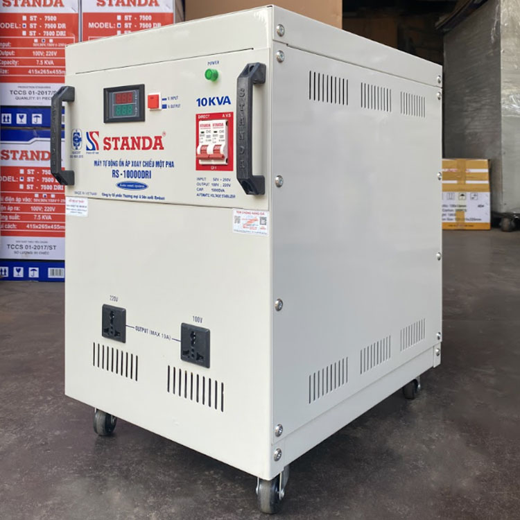 ảnh máy ổn áp Standa 10KVA DRI dây đồng siêu bền bỉ chất lượng cao ảnh máy ổn áp Standa 10KVA DRI dây đồng siêu bền bỉ chất lượng cao