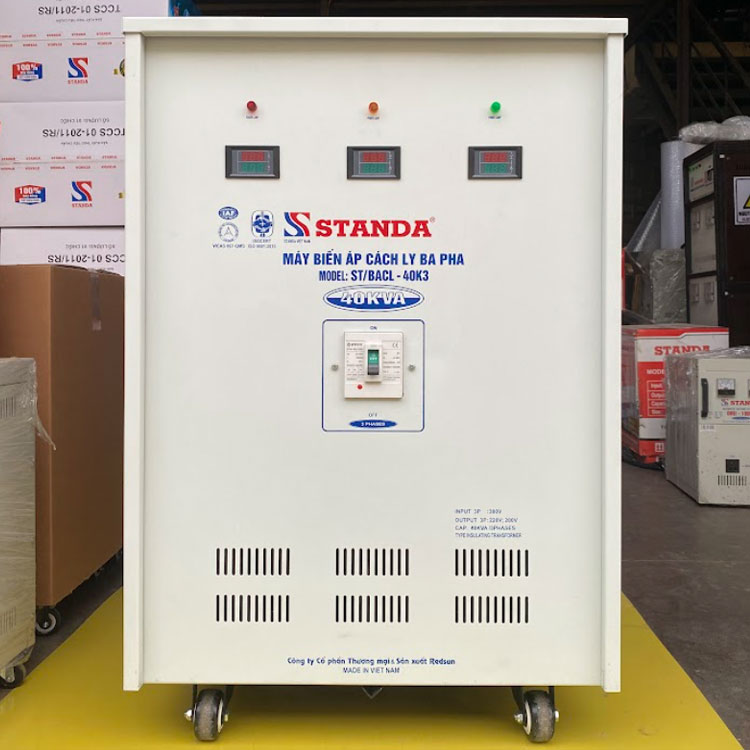 ảnh biến áp cách ly Standa 3 pha máy biến áp cách ly là gì 