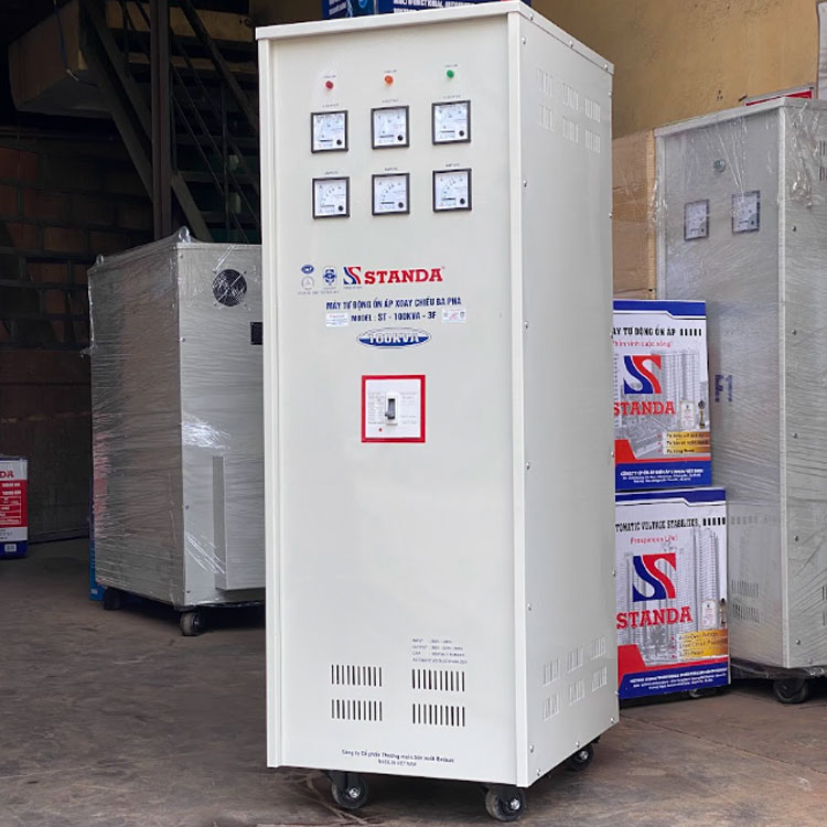 Hình ảnh máy tự động ổn áp Standa - cách đấu nối và chú ý lắp đặt máy 2 Hình ảnh máy tự động ổn áp Standa - cách đấu nối và chú ý lắp đặt máy 2