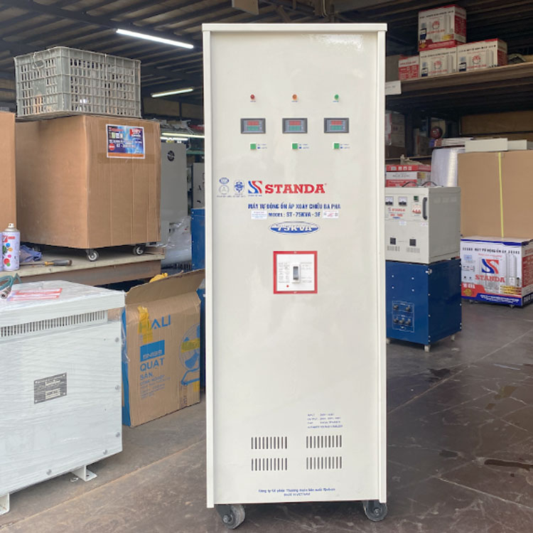 máy ổn áp Standa Dùng cho xưởng sản xuất đồ gỗ 1